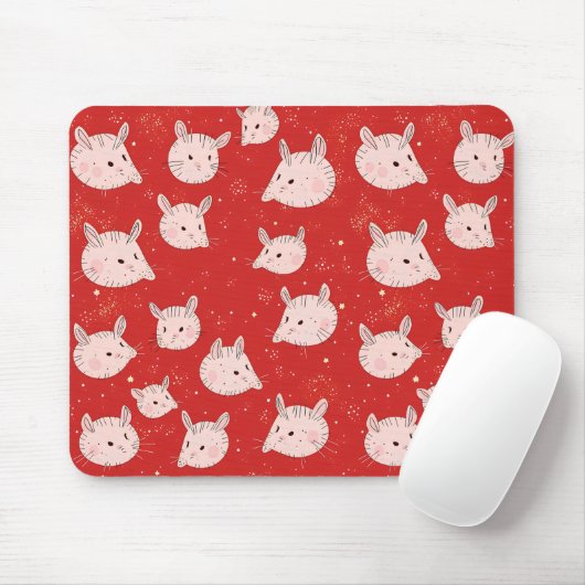 Muster der Mausillustrierung Mousepad (Mit Mouse)