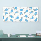 Muster der medizinischen Maske Banner (Messe)