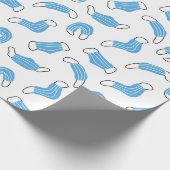 Muster der medizinischen Maske Geschenkpapier (Ecke)