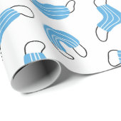 Muster der medizinischen Maske Geschenkpapier (Rolleneckpunkt)