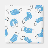 Muster der medizinischen Maske Magnet (Vorne)