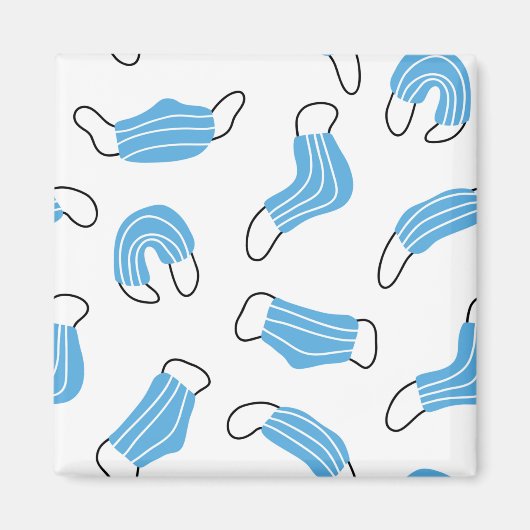 Muster der medizinischen Maske Magnet (Vorne)