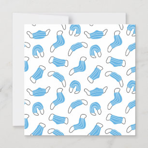 Muster der medizinischen Maske Magneteinladung