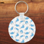 Muster der medizinischen Maske Schlüsselanhänger (Vorderseite)