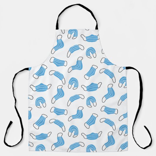 Muster der medizinischen Maske Schürze (Vorderseite)