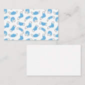 Muster der medizinischen Maske Visitenkarte (Vorne/Hinten)