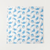 Muster der medizinischen Maske Wandteppich (Vorderseite)