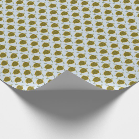 Muster der Meeresschildkröten Geschenkpapier (Ecke)