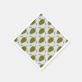 Muster der Meeresschildkröten Serviette (Ecke)