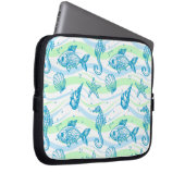 Muster der Meeresskizze Laptopschutzhülle (Vorne Rechts)