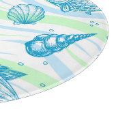 Muster der Meeresskizze Schneidebrett (Ecke)