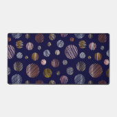 Muster der Metallkreise Schreibtischunterlage (Vorderseite)