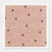 Muster der Milchschokolade Serviette (Vorderseite)