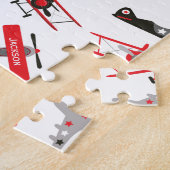 Muster der Militärflugzeuge des Zweiten Weltkriegs Puzzle (Seite)