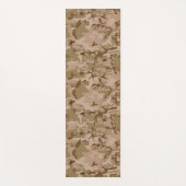 Muster der militärischen Camouflage der braunen Wü Yogamatte (Vorderseite)
