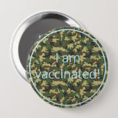 Muster der militärischen Camouflage I Button (Vorne & Hinten)