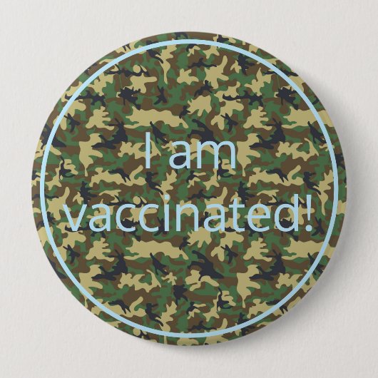 Muster der militärischen Camouflage I Button (Vorderseite)