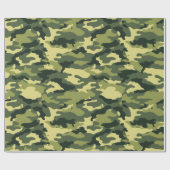 Muster der militärischen Green Camouflage-Camoufla Geschenkpapier (Flach)