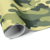 Muster der militärischen Green Camouflage-Camoufla Geschenkpapier (Rolleneckpunkt)