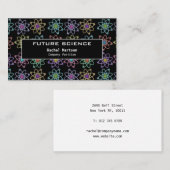 Muster der modernen Atomstruktur Visitenkarte (Vorne/Hinten)