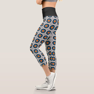Muster der modernen Bogenschießobjekte des Mittela Capri Leggings
