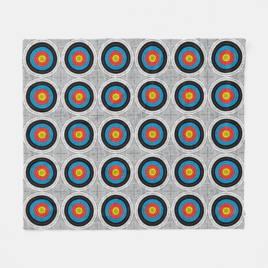 Muster der modernen Bogenschießobjekte des Mittela Fleecedecke (Vorderseite (Horizontal))