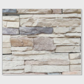 Muster der modernen Ziegelmauer Geschenkpapier (Flach)