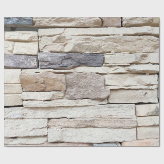 Muster der modernen Ziegelmauer Geschenkpapier (Flach)