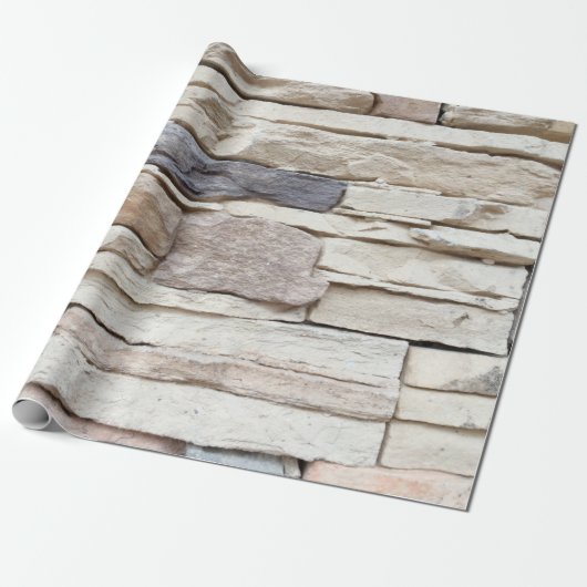Muster der modernen Ziegelmauer Geschenkpapier (Ungerollt)
