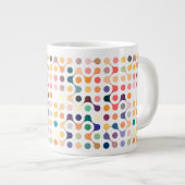Muster der Molekularstruktur Jumbo-Tasse (Vorderseite Rechts)