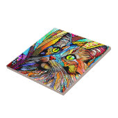 Muster der Multicolor-Katze 711 Fliese (Seite)