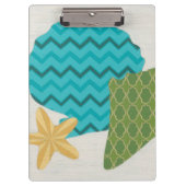 Muster der Muschel II Klemmbrett (Vorderseite)