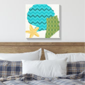 Muster der Muschel II Leinwanddruck (Insitu (Schlafzimmer))