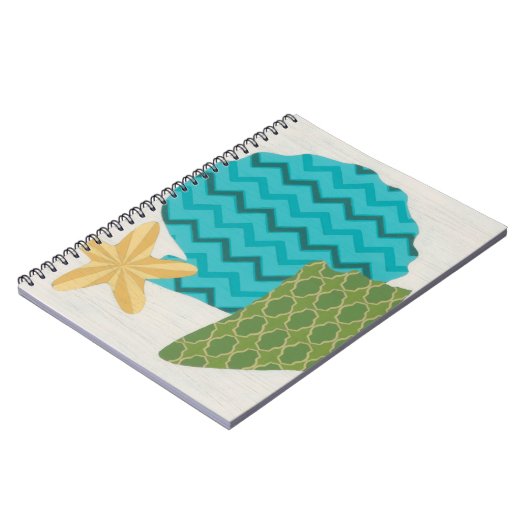 Muster der Muschel II Notizblock (Linke Seite)