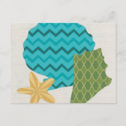 Muster der Muschel II Postkarte (Vorderseite)