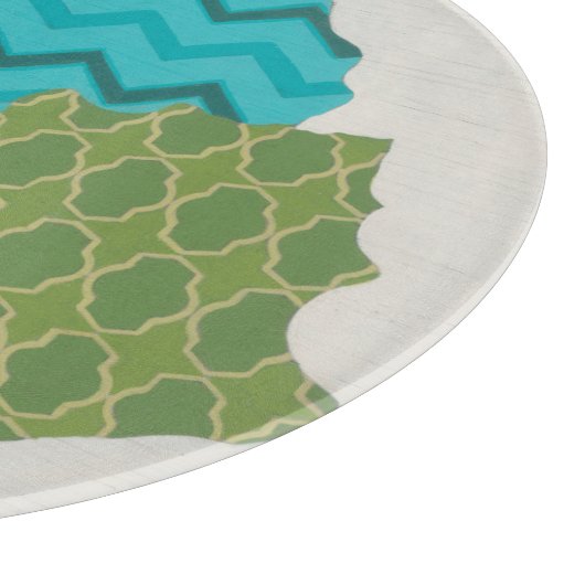 Muster der Muschel II Schneidebrett (Ecke)