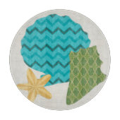 Muster der Muschel II Schneidebrett (Vorderseite)