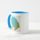 Muster der Muschel II Tasse (Vorderseite Links)