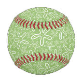Muster der Muschel im Gepunkteten Hintergrund Baseball (Vorderseite)
