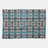 Muster der Muschel im Meer, blau Handtuch (Horizontal)