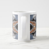 Muster der Muschel Jumbo-Tasse (Rückseite)
