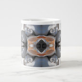 Muster der Muschel Jumbo-Tasse (Vorderseite)