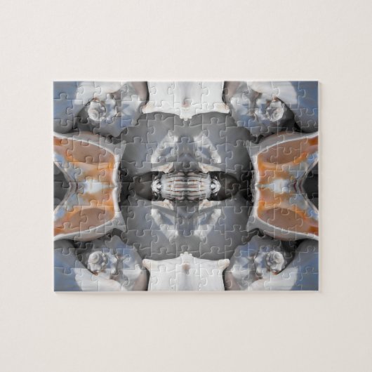 Muster der Muschel Puzzle (Horizontal)