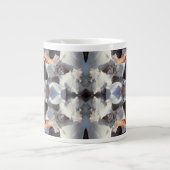 Muster der Muscheln Jumbo-Tasse (Vorderseite)