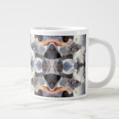 Muster der Muscheln Jumbo-Tasse (Rechts)