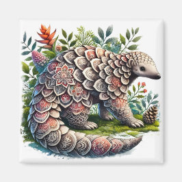 Muster der Natur - Jungle Pangolin Magnet