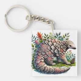Muster der Natur - Jungle Pangolin Schlüsselanhänger