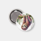 Muster der Natur - Jungle Sloth Magnet (Vorderseite/Rückseite)