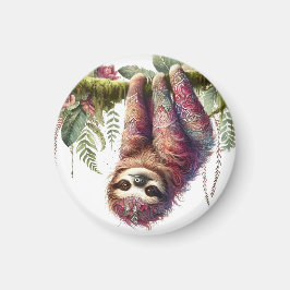 Muster der Natur - Jungle Sloth Magnet