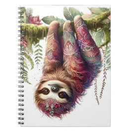 Muster der Natur - Jungle Sloth Notizblock